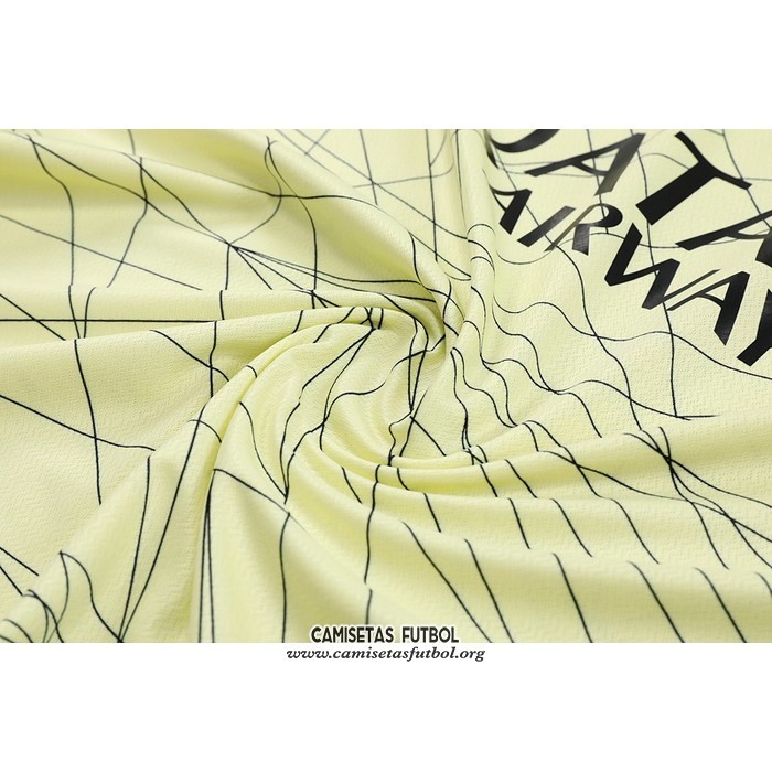 Chandal del Paris Saint-Germain Jordan Manga Corta 2023/2024 Amarillo - Pantalon Corto